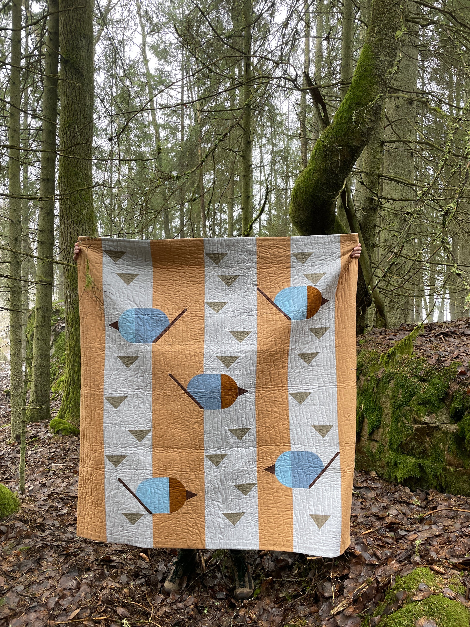 Quilt in the forest